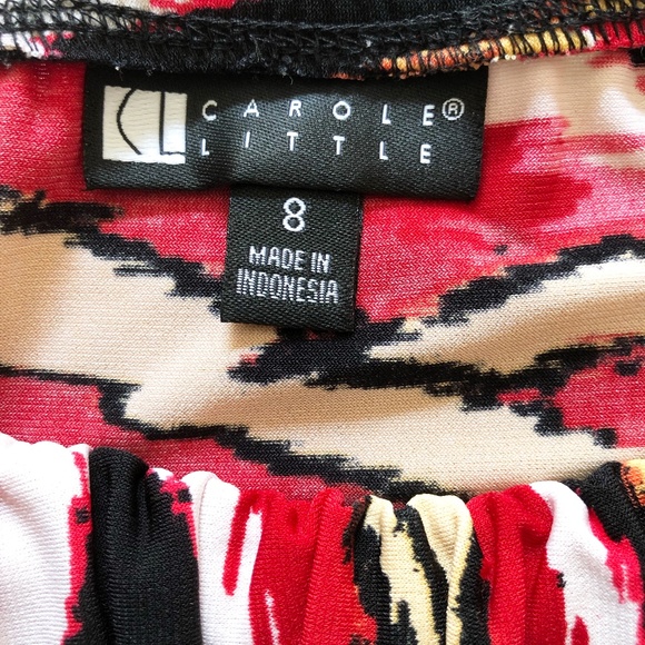 Carole Little Aztec/Tribal print Dress Size: 6 and 8 - Picture 8 of 9